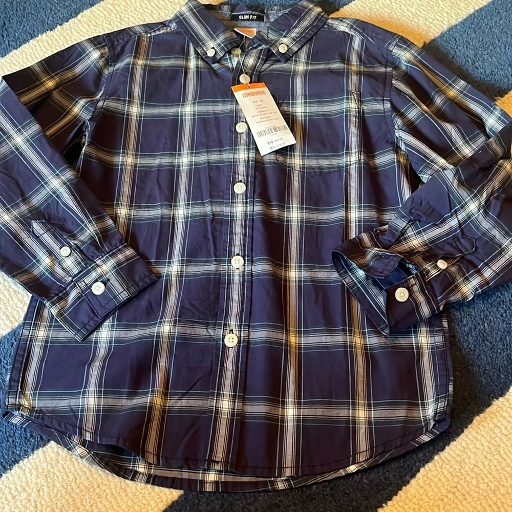 Gymboree plaid shirt new!